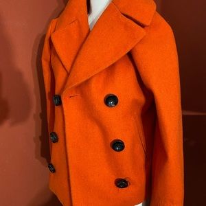 Merona Peacoat, size Small, color Orange